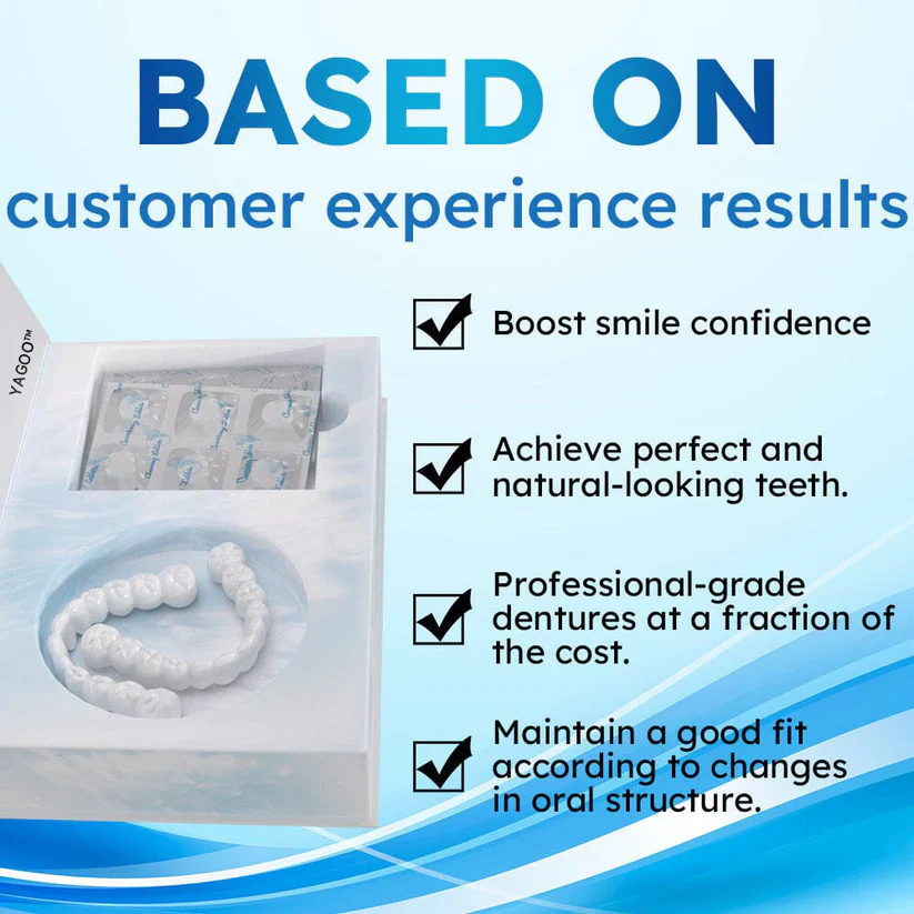 Official Store | YAGOO™ Moldable Dentures🧑🏽‍⚕️Obtain American Dental Association (ADA) Certification ✅