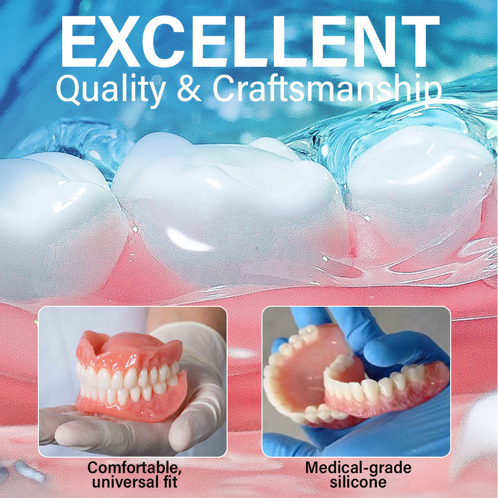 𝑇𝑖𝑤𝑜𝑟𝑙𝑑® Medical Full Denture with Strong Suction ✅ Made and Shipped from the USA👑
