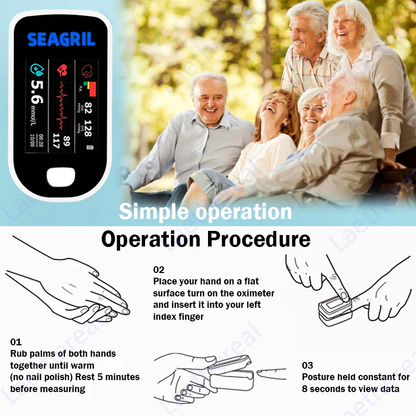 SEAGRIL® Advanced Non-Invasive GlucoseMonitor-99.9% Accuracy + Exclusive Gift ✅TGA Approved